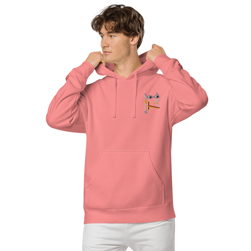 Thumbnail: M: hoodies: "Straight Talk", pigment-dyed, pullover