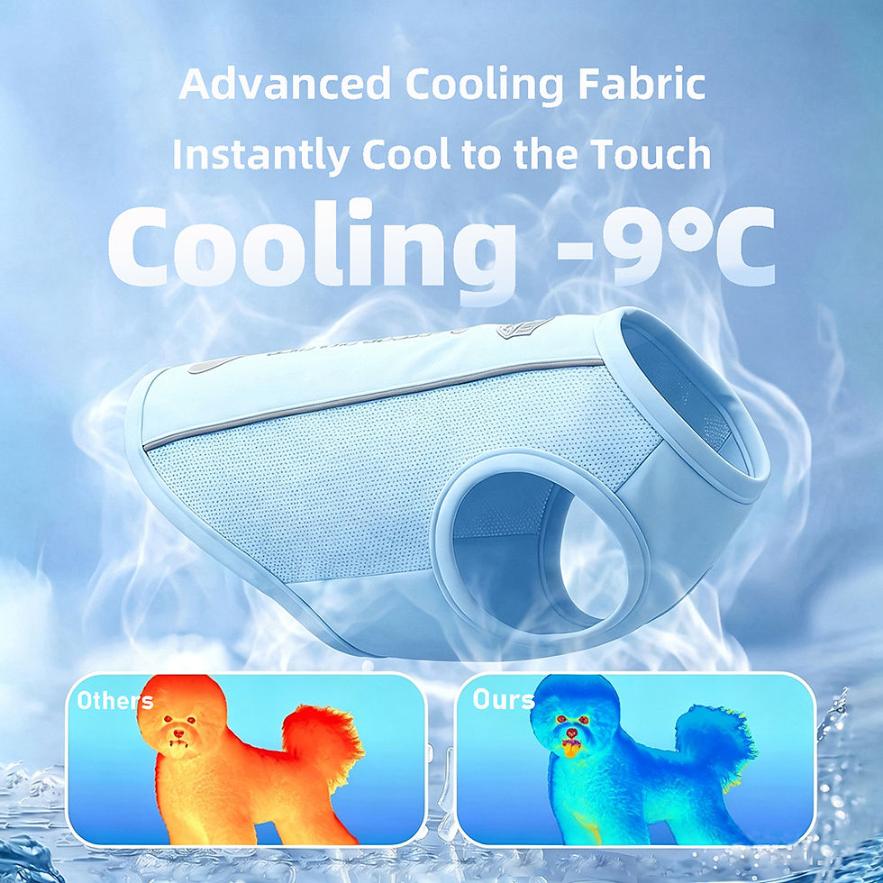 Thumbnail: Pet Cooling Vest & Sun Cap Set | Heatwave Sun Protection
