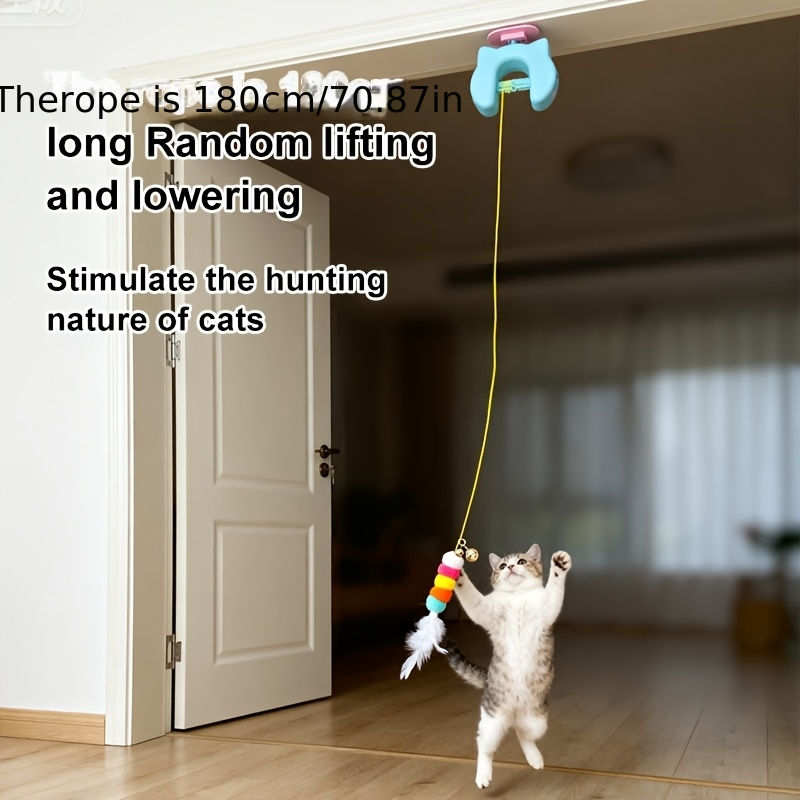 Thumbnail: Electric Retractable Cat Teaser Toy | Smart Auto Hanging Toy for Cats