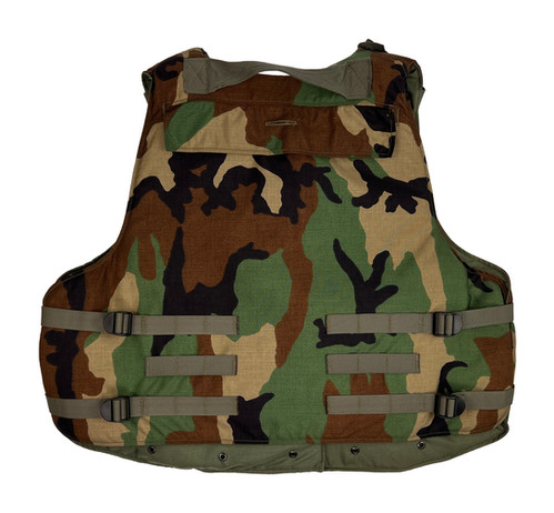 Interceptor OTV/ IBA Plate Carrier Vest, M81 Woodland w/ Soft