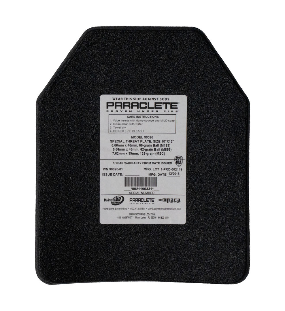 Paraclete Level III+ Speed Plate Plus