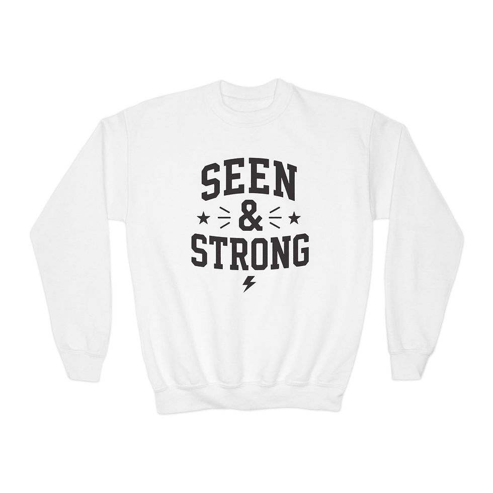 Thumbnail: Seen & Strong Youth Crewneck Sweatshirt 