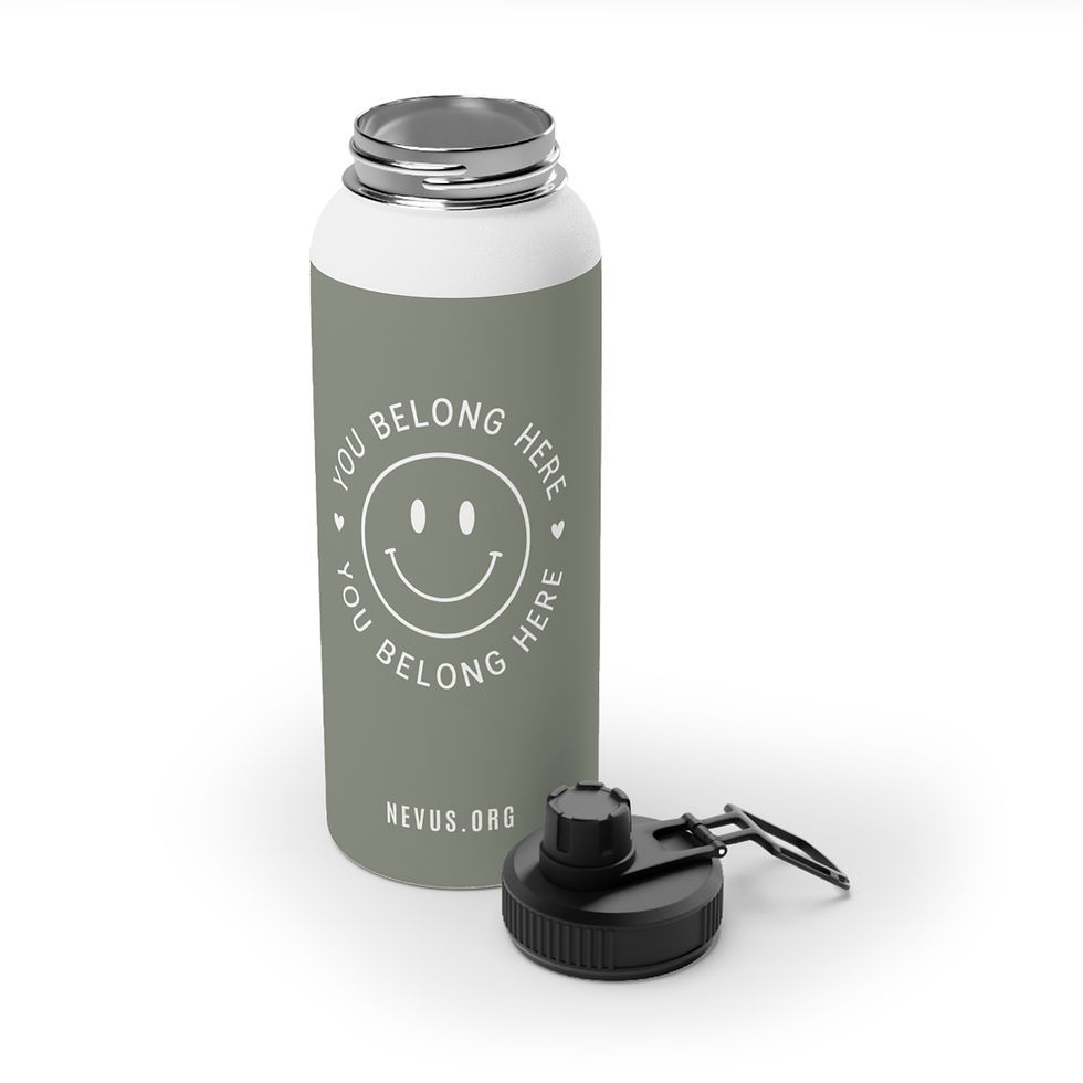 Thumbnail: "You Belong Here" Stainless Steel Water Bottle 