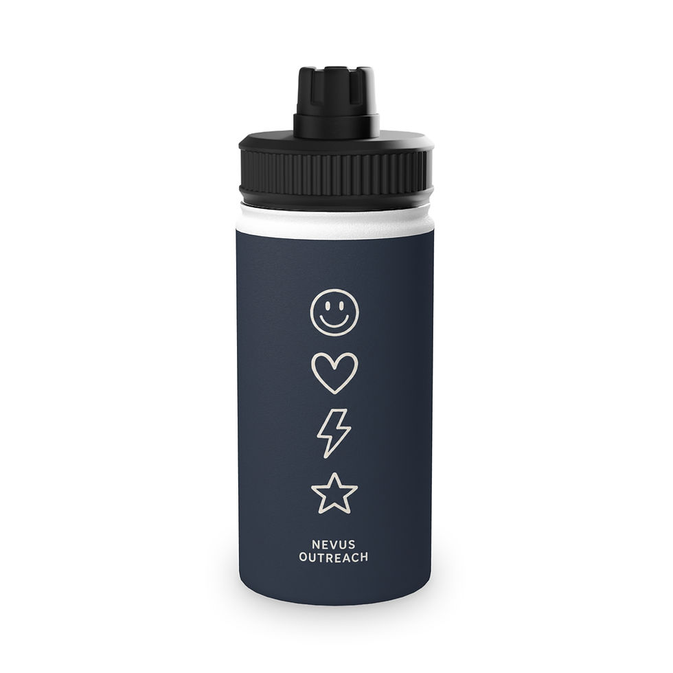 Thumbnail: Smile, Heart, Lightning, Star Stainless Steel Water Bottle