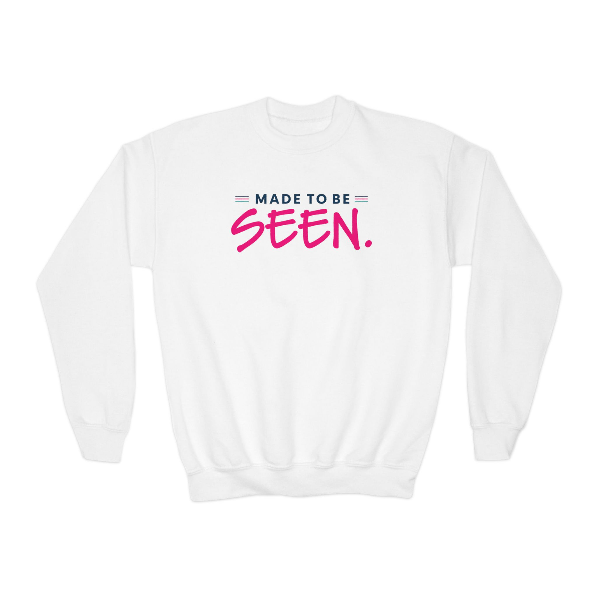 Made to Be Seen GCMNAD Youth Crewneck