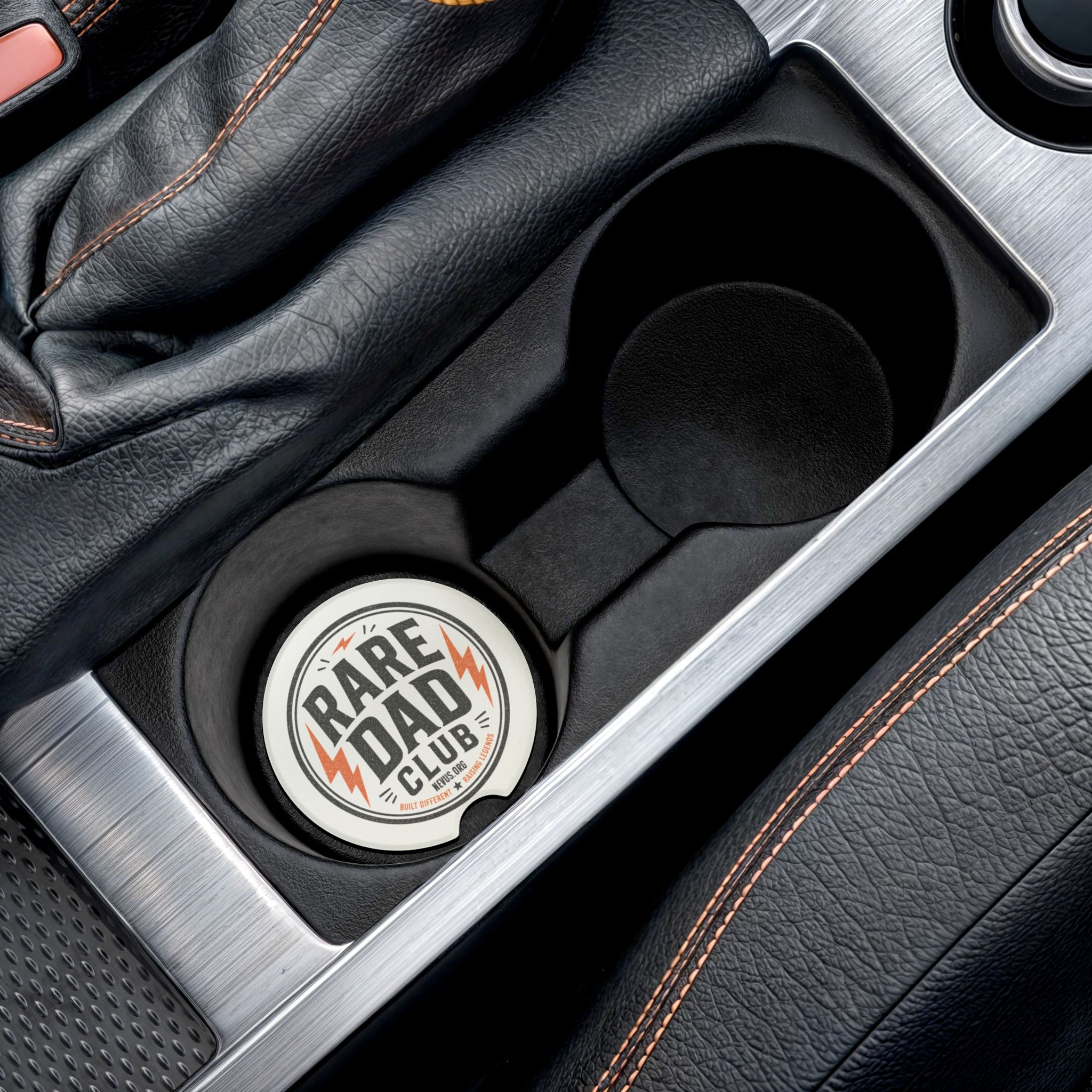 Rare Dad Club Soapstone Car Coaster