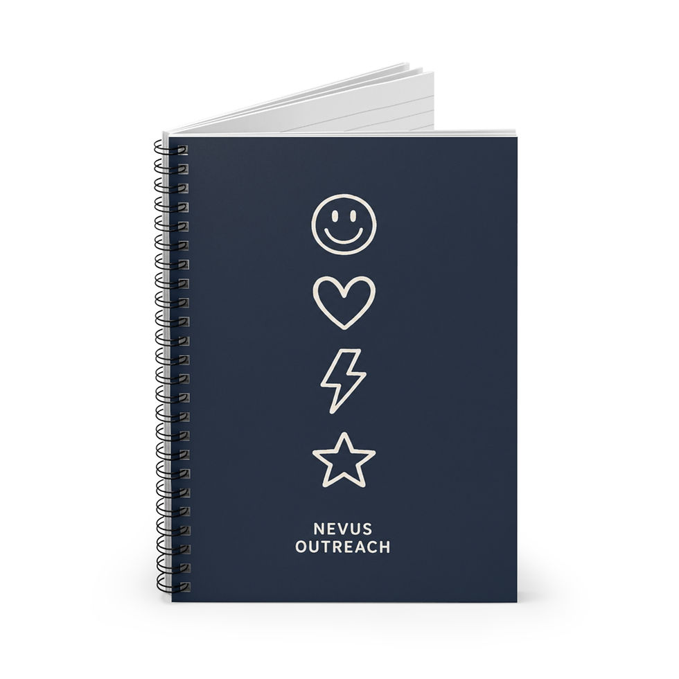 Thumbnail: Nevus Outreach Navy Spiral Notebook