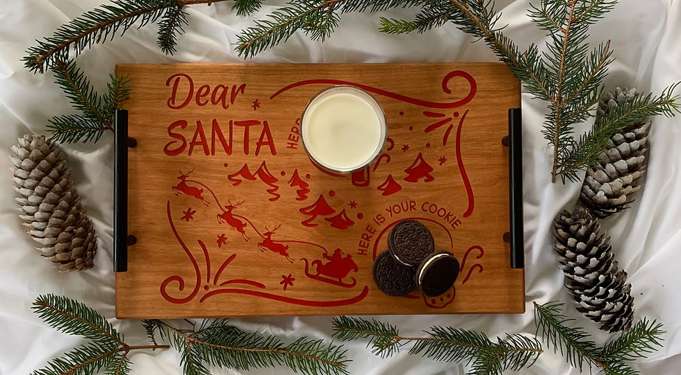 Thumbnail: Large Red Santa Tray