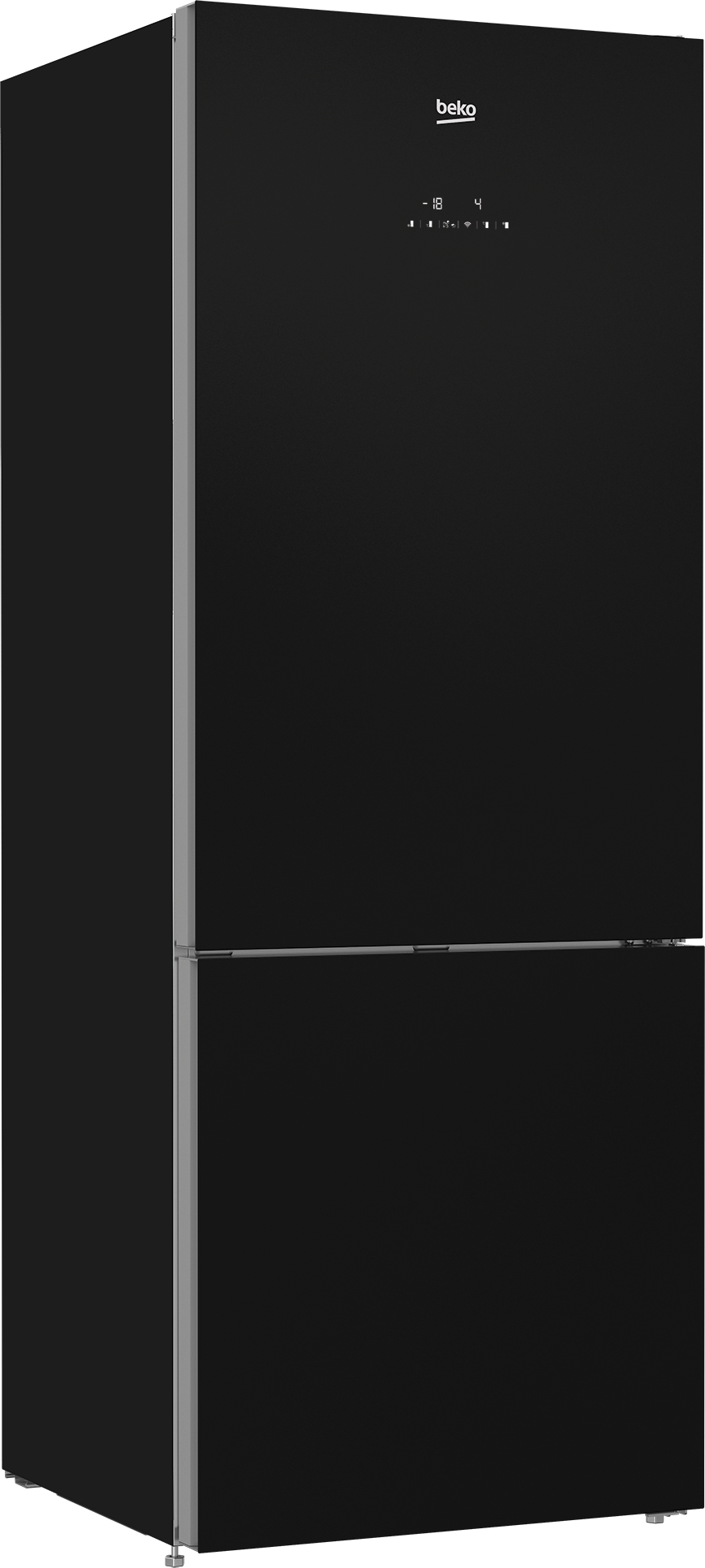 Thumbnail: Beko Fridge Freezer NoFrost Wireless & Bluetooth Connectivity Black