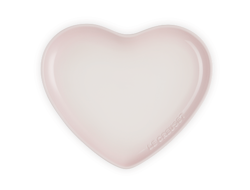 Thumbnail: Le Creuset Stoneware Heart Plate 23cm Shell Pink