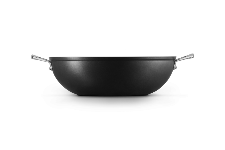 Thumbnail: Le Creuset Toughened Non-Stick Wok 32cm Black