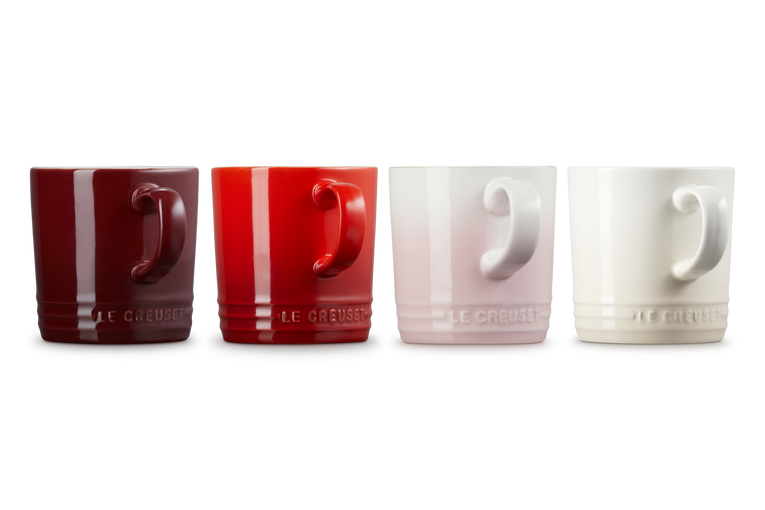 Thumbnail: Le Creuset Stoneware Petits Fours Set of 4 Mugs