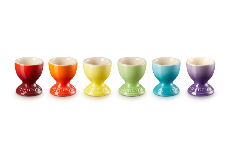Thumbnail: Le Creuset Stoneware Rainbow Set of 6 Egg Cups