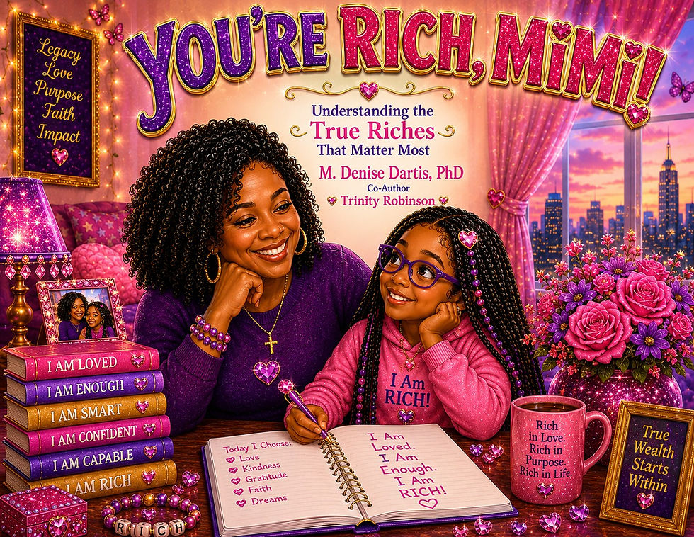 Book cover of You're Rich, Mimi! by M. Denise Dartis, Ph.D. and Trinity Robinson