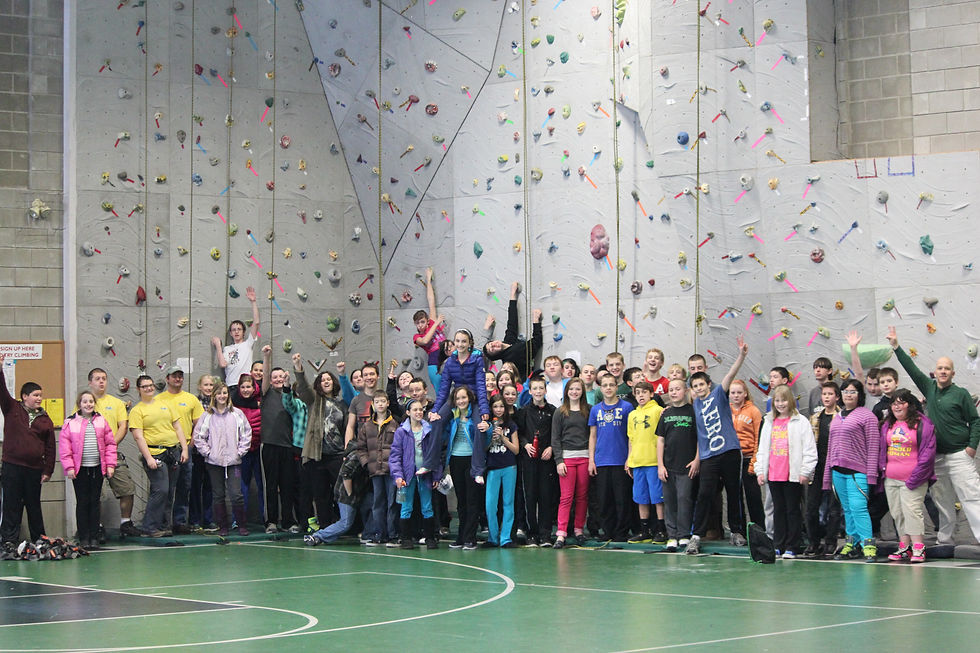 Rock climbing field trip!