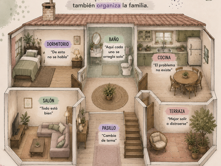 El mapa del silencio familiar: cuando lo que no se habla también organiza la familia