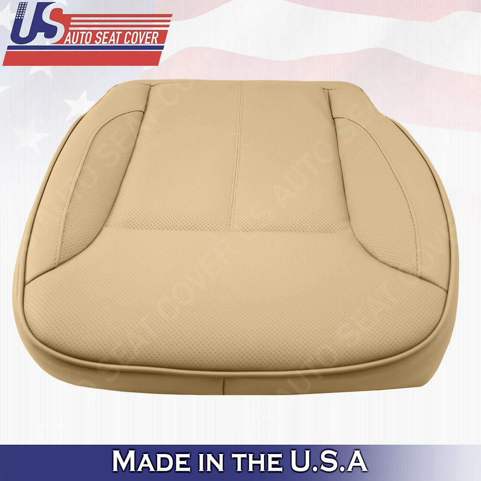 Thumbnail: For 2007-2012 Mercedes Benz GL450 BOTTOMS Perforated Leather Cover Tan
