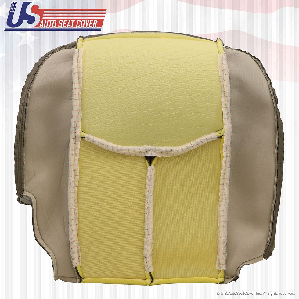 Thumbnail: 2003 -2006 Tahoe Suburban Yukon Driver Bottom Vinyl Seat Cover Shale Tan 522