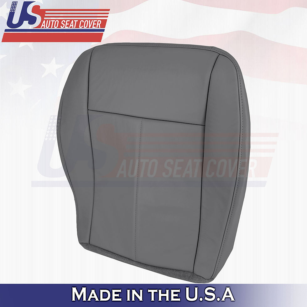 Thumbnail: 2005-2010 Chrysler 300C Limited Driver Bottom Leather Cover Gray