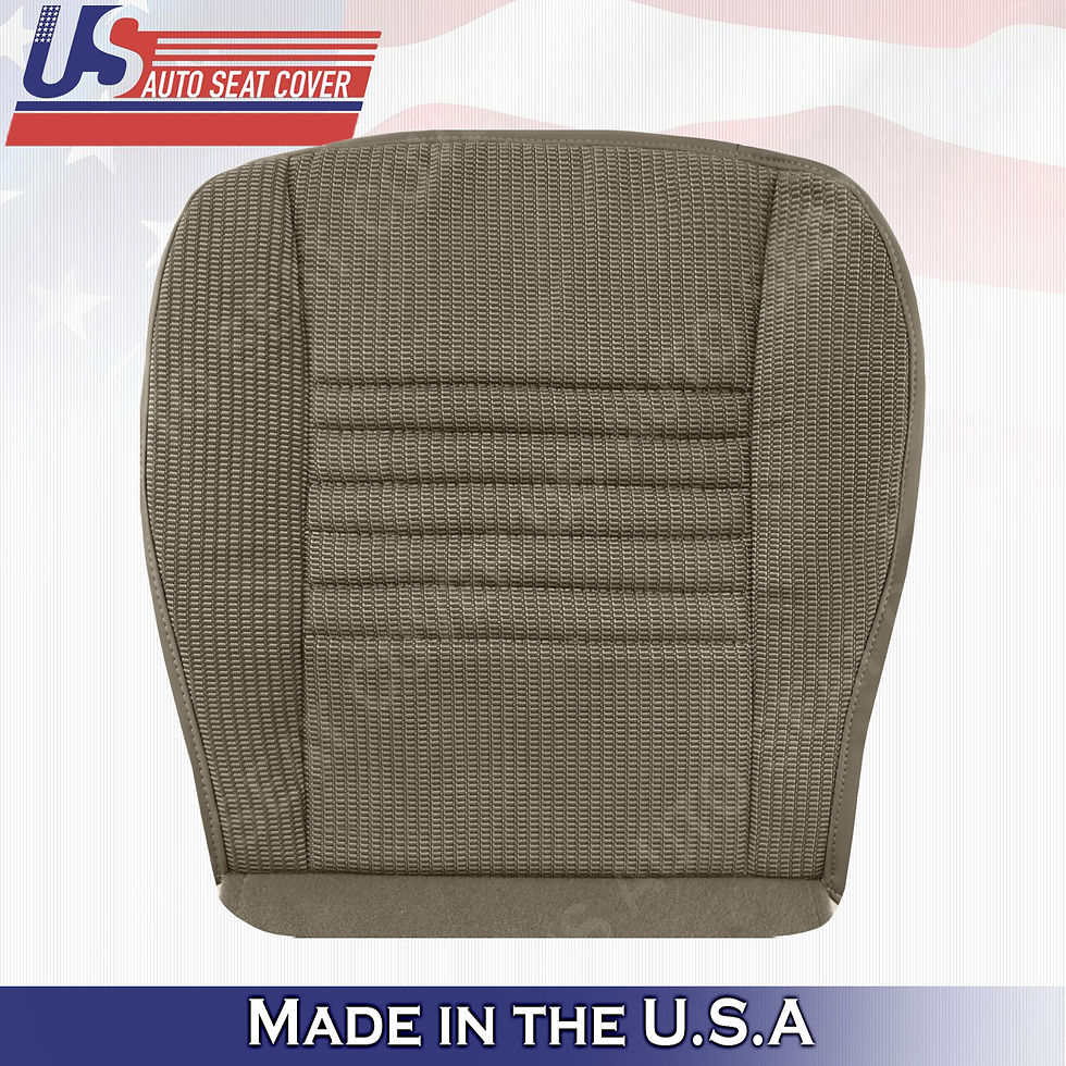 2006-2008 Dodge Ram 1500 WORK TRUCK Passenger bottom cloth seat cover in Tan