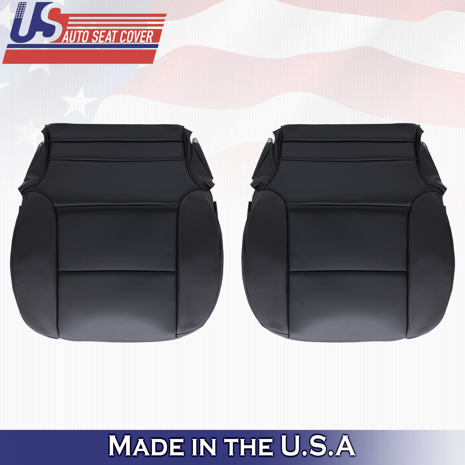 2014 - 2019 GMC Sierra All-Terrain Driver Bottom Leather Seat Cover J