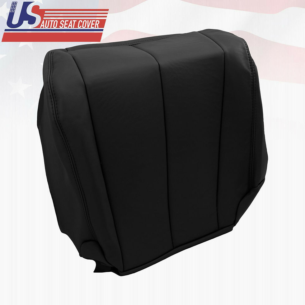 Thumbnail: 2003-2007 Driver-Passenger Bottom Leather Cover Fit Nissan Murano Black