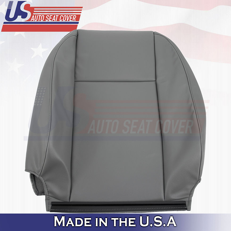Thumbnail: 2015 - 2020 Ford Transit 350 Van Driver Top& Bottom Vinyl Cover Gray