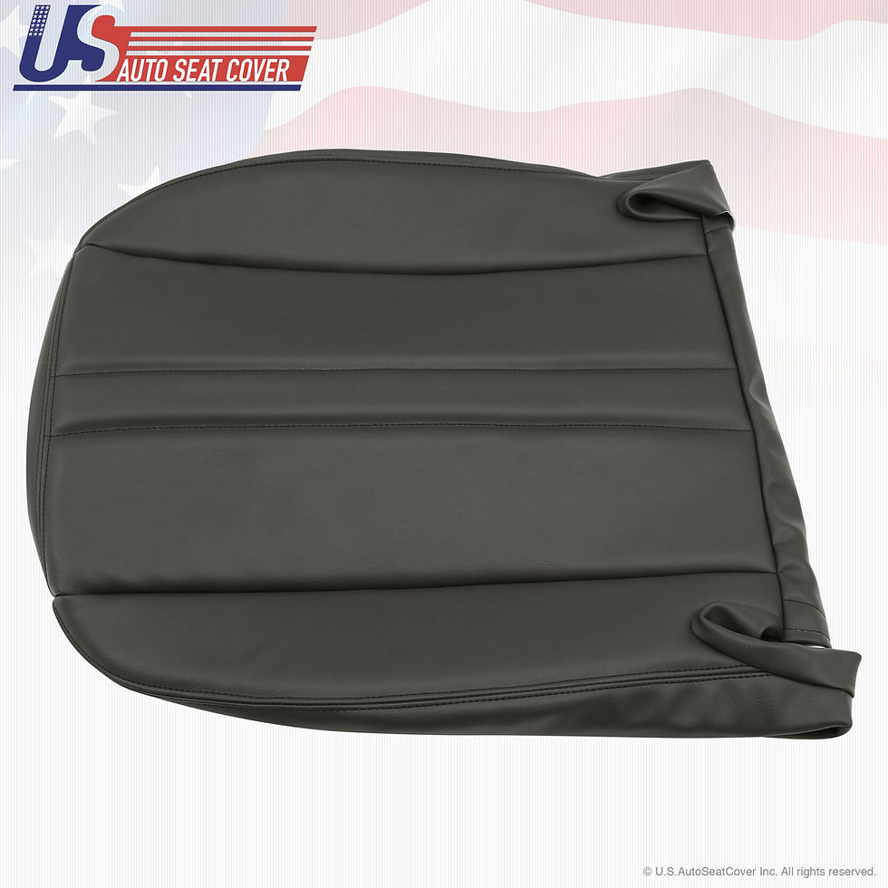 Thumbnail: 2007 2008 2009 Chevy Express Cargo Van Driver Side Vinyl Seat Cover Dark Pewter