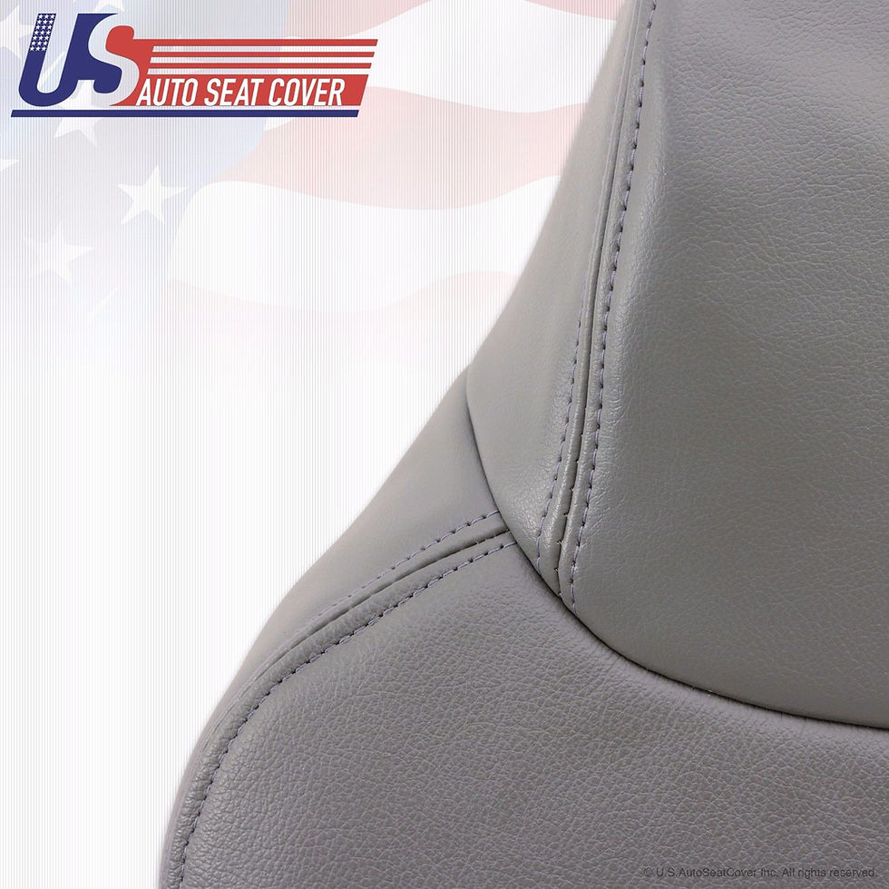 Thumbnail: 2000 2001 Ford Excursion Limited Front Driver Lean Back Leather Seat Cover Gray