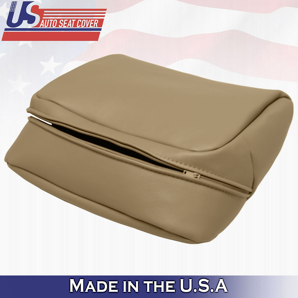 Thumbnail: 2001 Ford F-250 Lariat REAR Center Console Synthetic Leather Tan