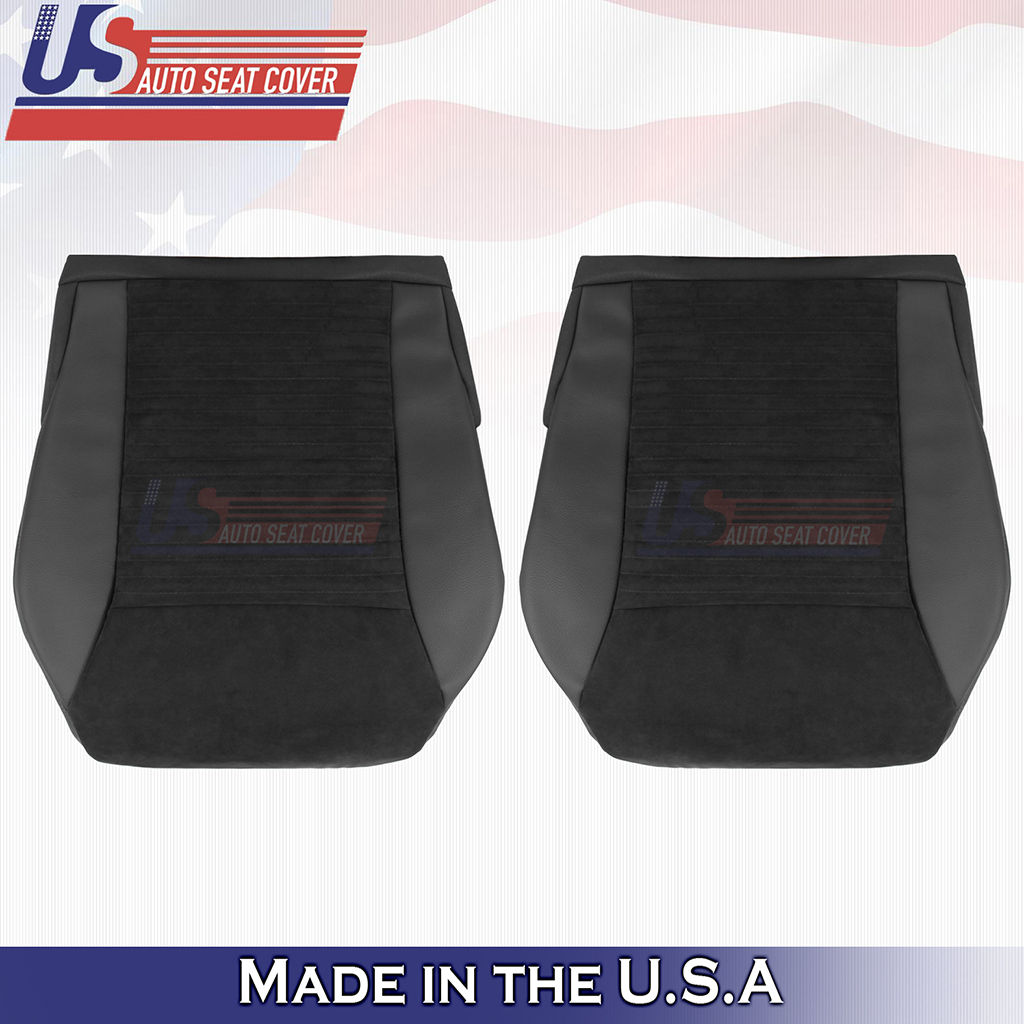 2014-2018 Mercedes CLA45 Driver/Passenger Bottom Leather seat Covers Black