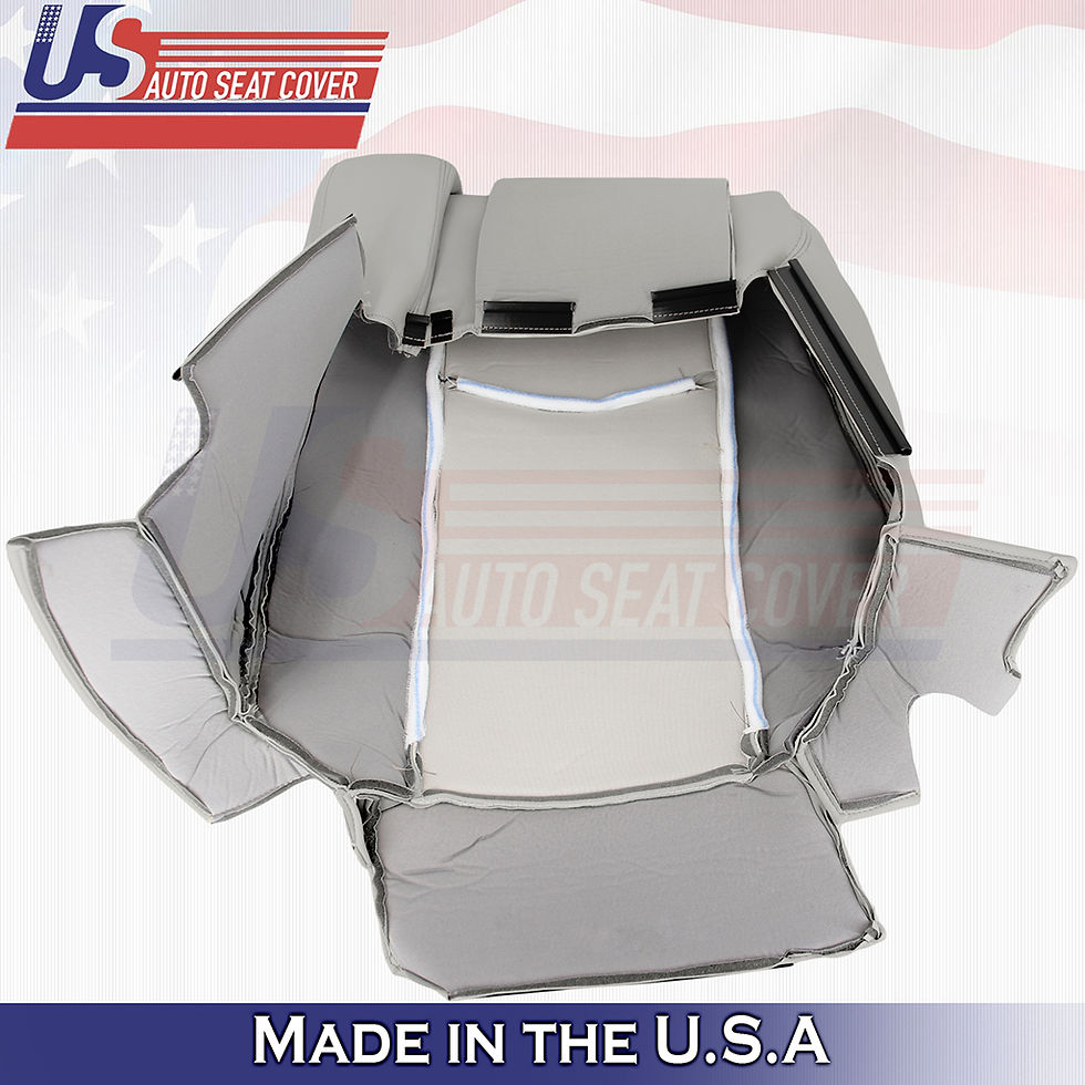Thumbnail: 2004-2009 Cadillac SRX Driver Top Leather Seat Cover Gray