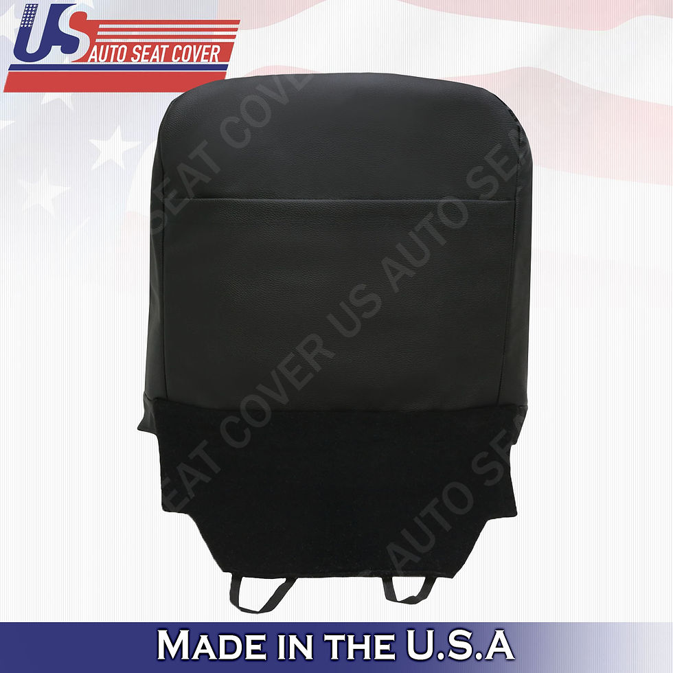 Thumbnail: 2009 - 2012 Dodge Ram WORK TRUCK Driver Top Vinyl Seat Cover 2-tone Gray