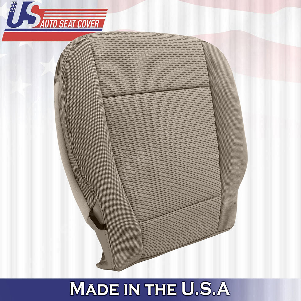 Thumbnail: 2015-2019 Ford F-150 XLT Passenger Bottom Cloth seat cover Tan