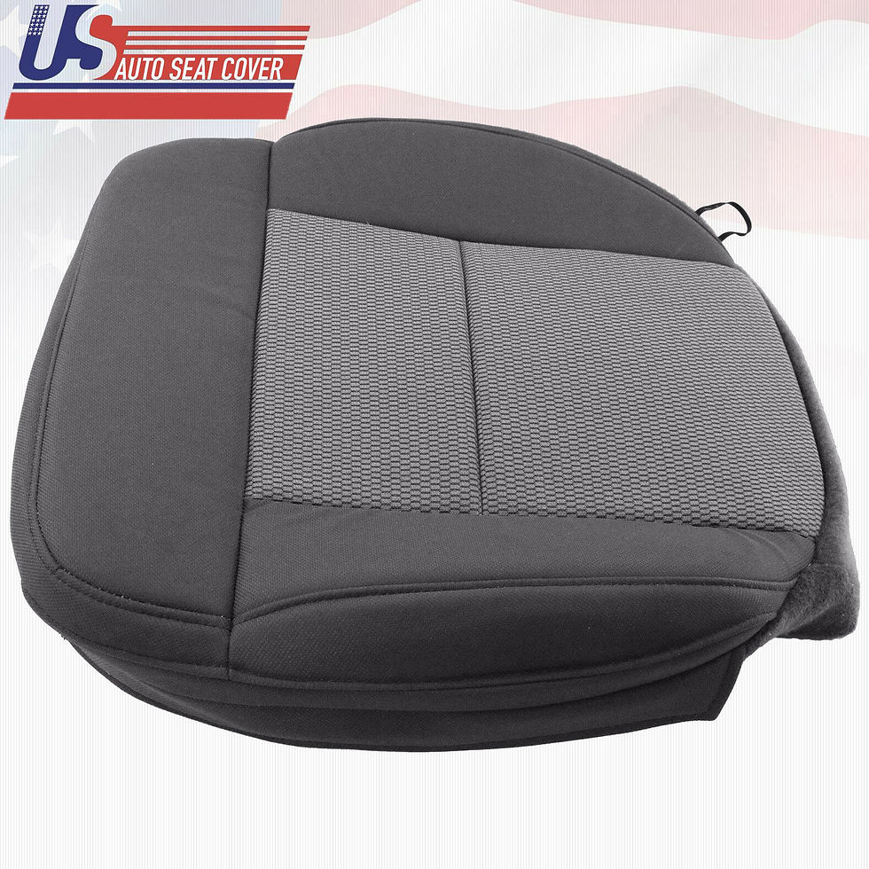 Thumbnail: 2004-2006 Ford F150 XLT Driver Bottom Cloth Seat Cover in Gray/dark gray
