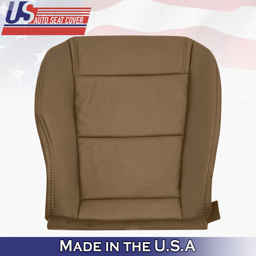 20012006 Acura MDX Driver Bottom Perforated Leather Seat Cover SADDLE