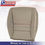 Thumbnail: 2004-2008 ACURA TSX DRIVER/PASSENGER BOTTOM LEATHER SEAT COVERS TAN