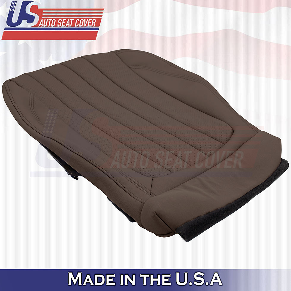 Thumbnail: 2017 to 2020 Mercedes Benz E400 Passenger Top & Bottom Vinyl Cover Nut Brown