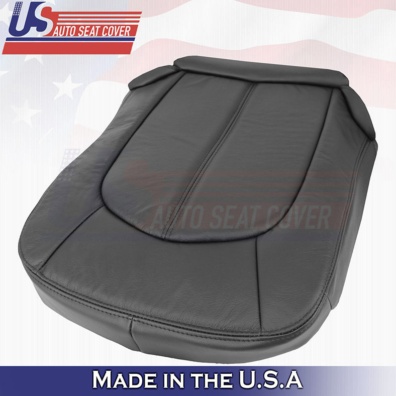Thumbnail: 2008-2013 Cadillac CTS Passenger Top/Bottom Leather seat Covers Black