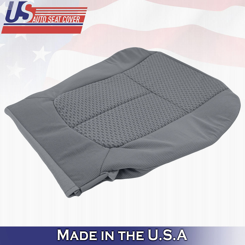 Thumbnail: 2009-2010 Ford F150 XTR FX4 PASSENGER Bottom Cloth Seat cover in Med Stone Gray