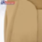 Thumbnail: 2011-2014 Ford F-250 Lariat Top Passenger leather Perforated seat cover Tan