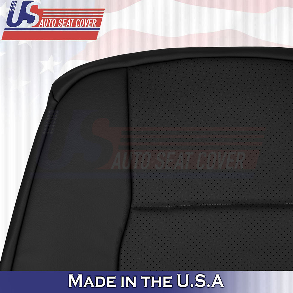 Thumbnail: 2008-2014 Mercedes C300 Driver Top Leather seat Cover Black