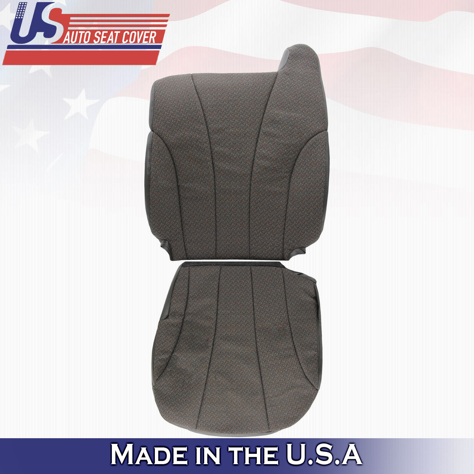 Driver Bottom-Top Cloth Cover Dk Gray For 1999 2000 2001 2002 Chevy Silverado WT
