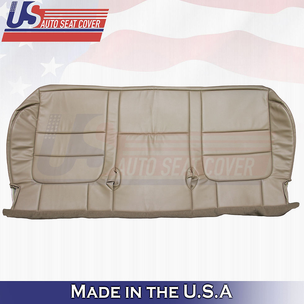 Thumbnail: 2001-2003 Ford F-150 XL Work Truck Bench Bottom Vinyl Seat Cover Tan