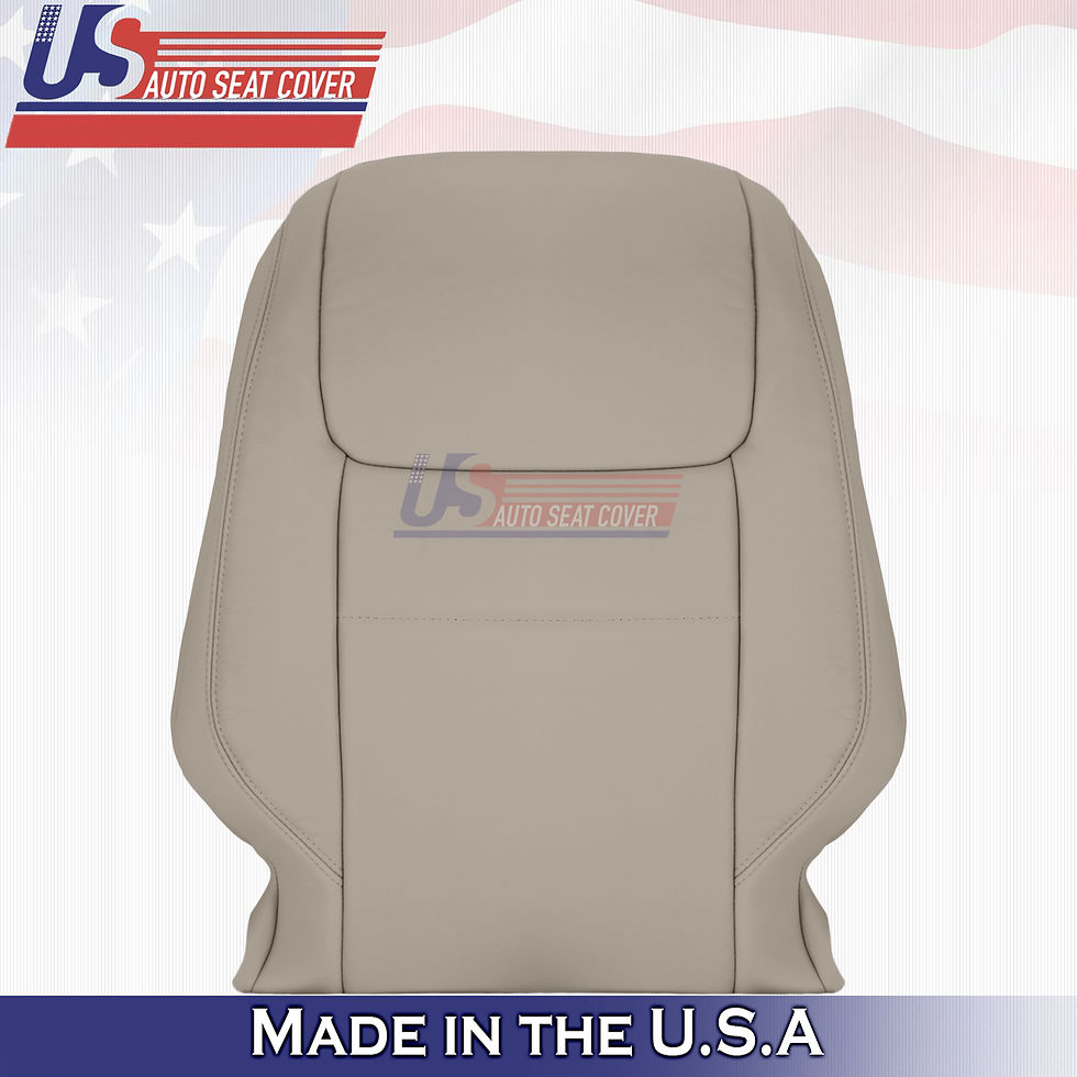 2016-2020 Toyota Sienna Driver Top Leather seat cover Tan