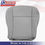 Thumbnail: 2004 2005 Cadillac CTS Front DRIVER Side Bottom Leather Seat Cover In "Gray"