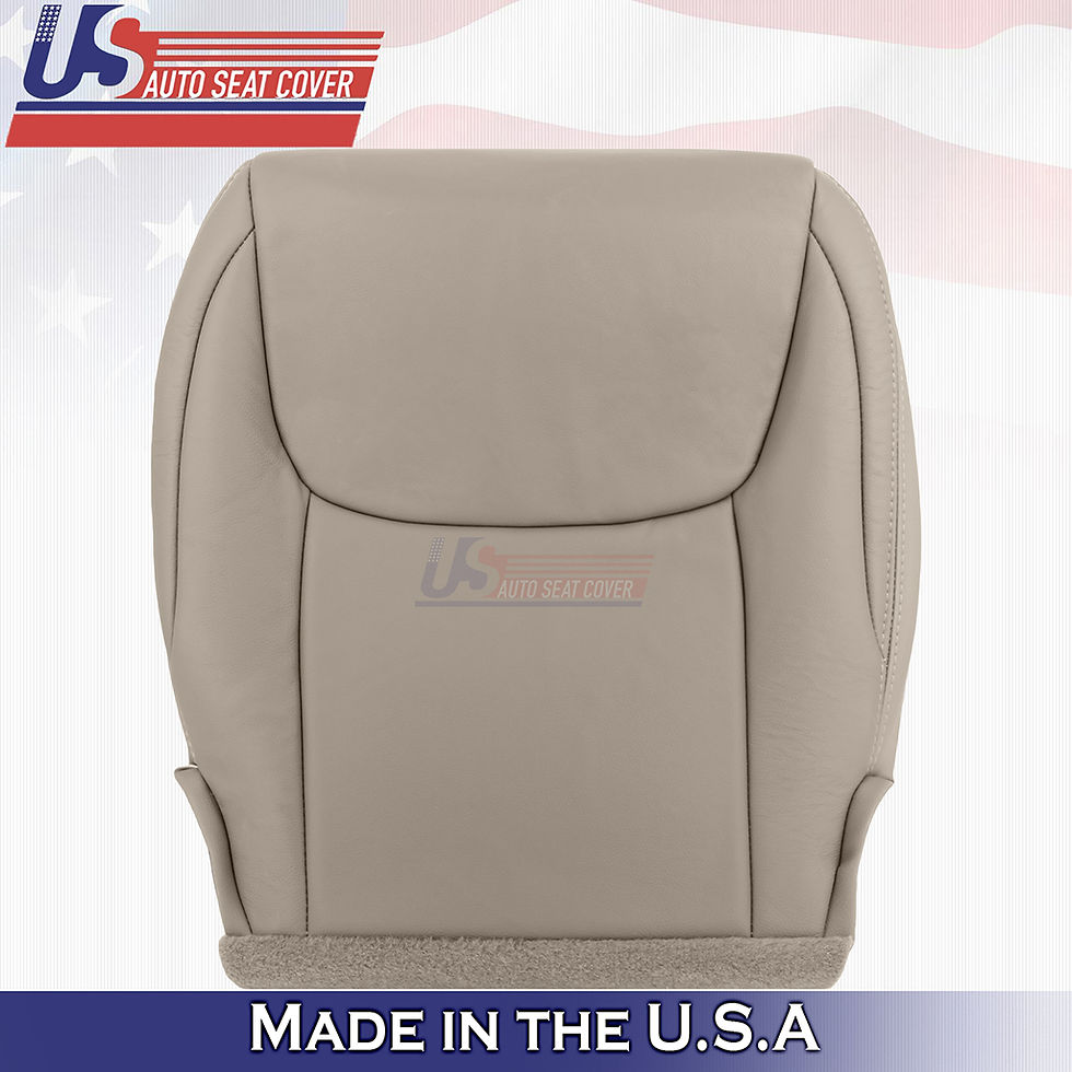 2004-2010 Toyota Sienna Driver Bottom Leather seat cover Tan