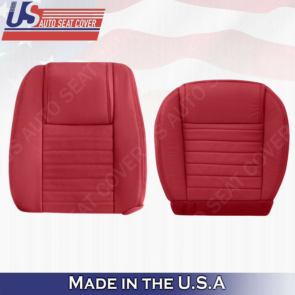 2005 2006 2007 2008 2009 Ford Mustang Bottom & Top Leather Seat Cover