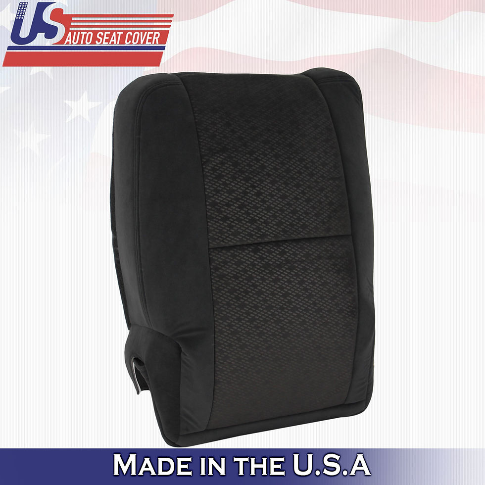 Thumbnail: 2007-2009 GMC Sierra Second Row Driver/Passenger Tops/Bottoms Cloth Black