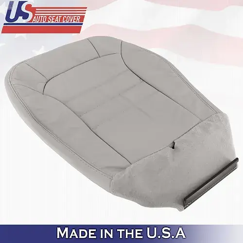 Thumbnail: 2002-2004 Jeep Liberty Limited Passenger Top/Bottom Leather seat Cover LT Gray